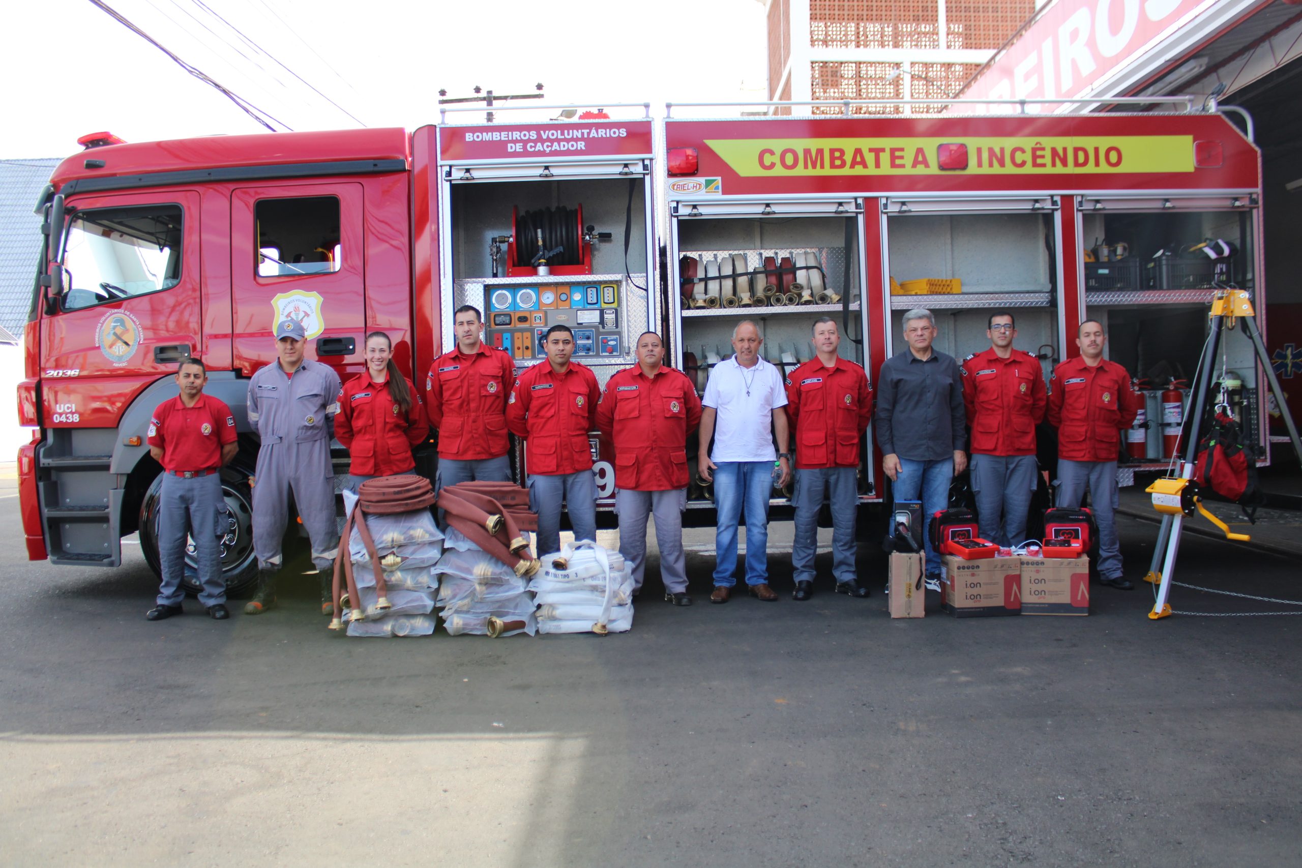 Bombeiros Voluntários adquirem equipamentos emenda do vereador Soró