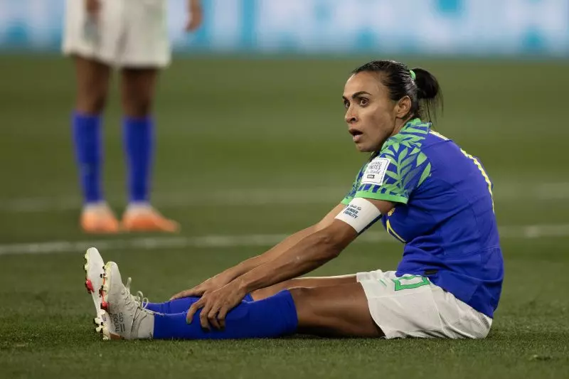 Após o empate do Brasil, Marta se despediu das copas