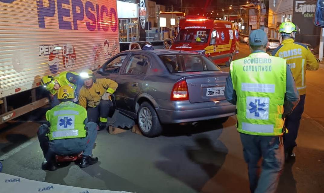 Motorista atropelado