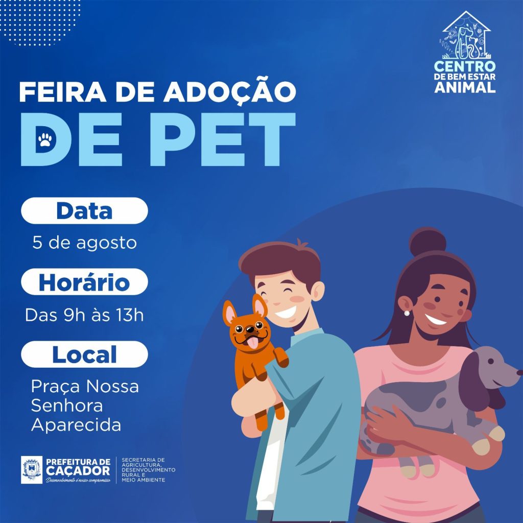 São em torno de 10 cães que estarão para adoção.