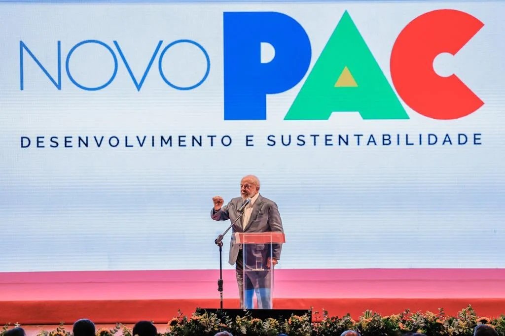 Novo PAC, lançado pelo governo federal tem previsão de investir R$ 1,7 trilhão em todo o Brasil