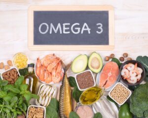 Food rich in Omega 3 fatty acids