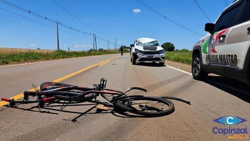 ciclista morre atropelado