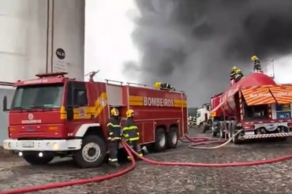 Incêndio: sargento Duan mostrou como está sendo a atuação dos bombeiros