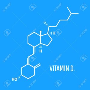 Vitamin D. Skeletal formula.